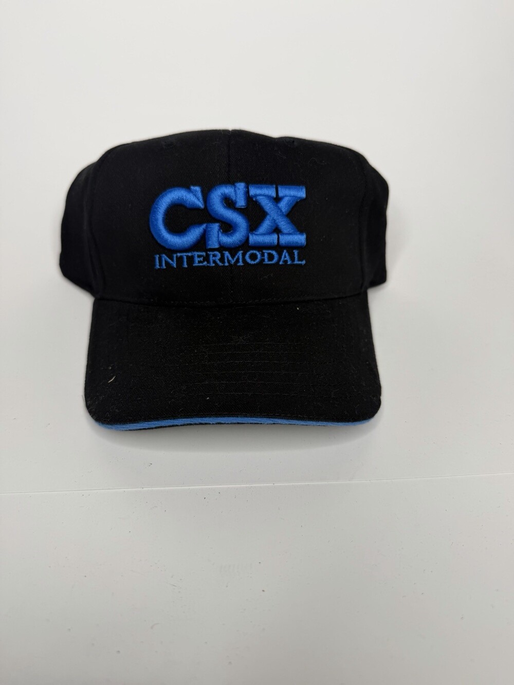 CSX Intermodal Railroad Train Hat Strapback  Embroidered